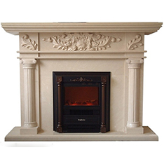 Marble fireplace mantels